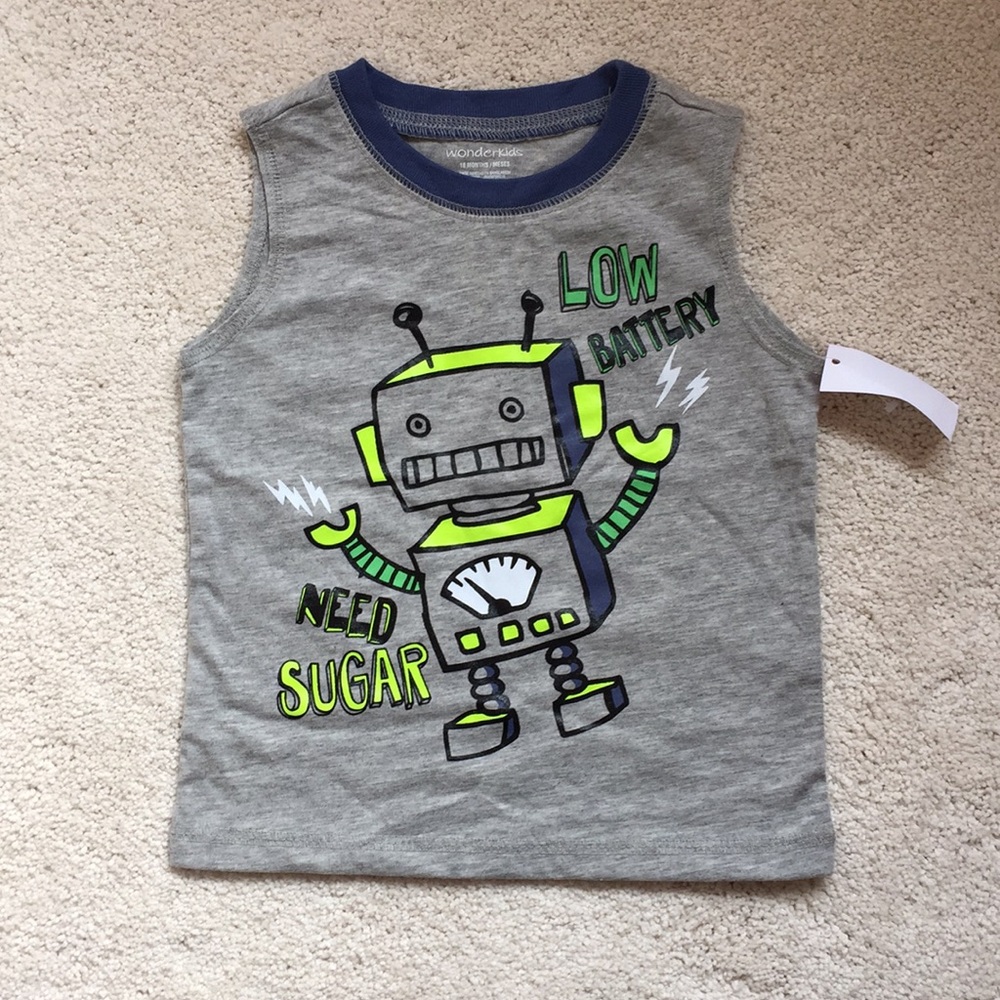 NWT sleeveless tee size 18 months